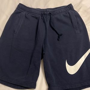 Navy Blue Nike Sweatshorts
